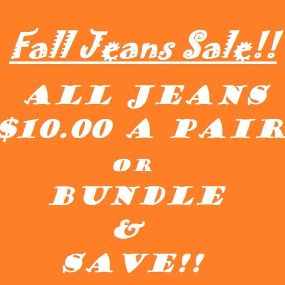 Fall Jeans Sale!!